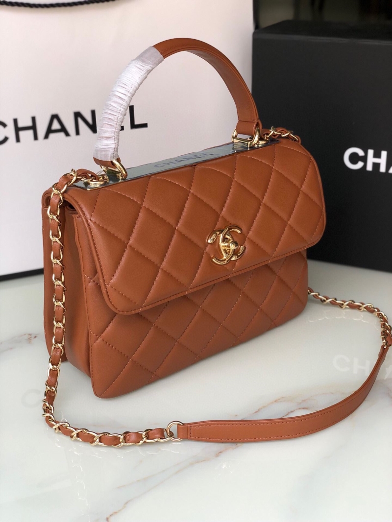 Ch**el top handle bags